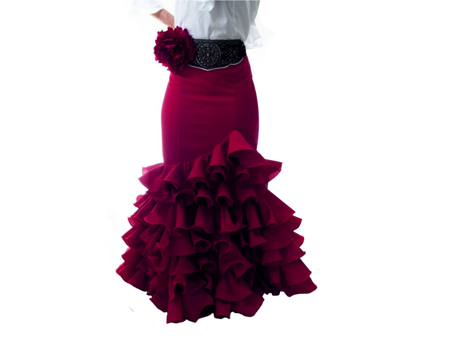 Alerta barro resultado Falda Modelo Romería – Rojo – Raices Danza Y Flamenco