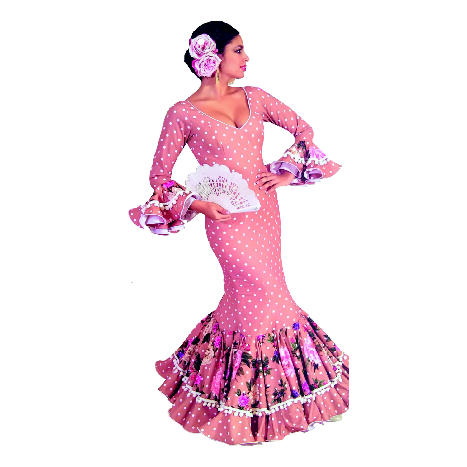 A1 – Vestido modelo Crespón – Raices Danza Flamenco